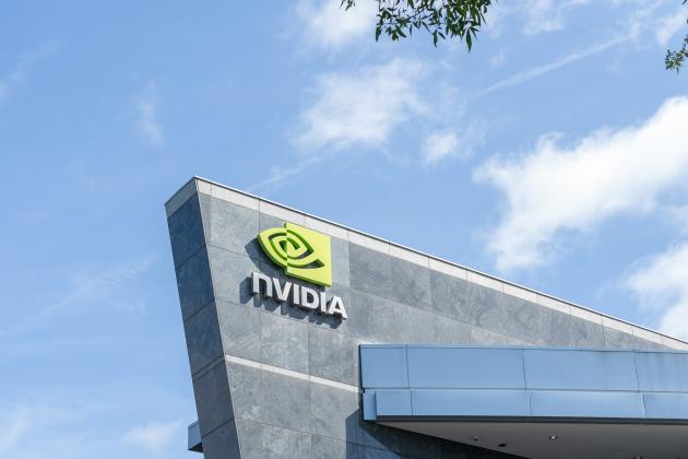 Nvidia headquarters in Santa Clara, California, USA stock photo