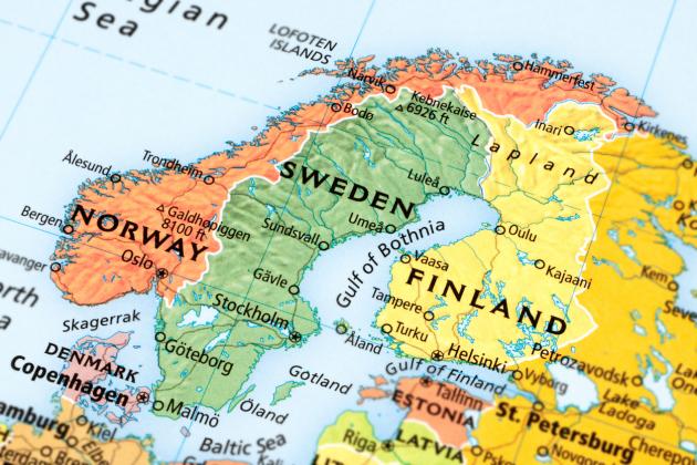 Scandinavia stock photo