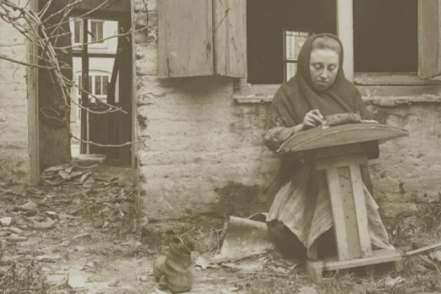 Photograph of woman in Belgium