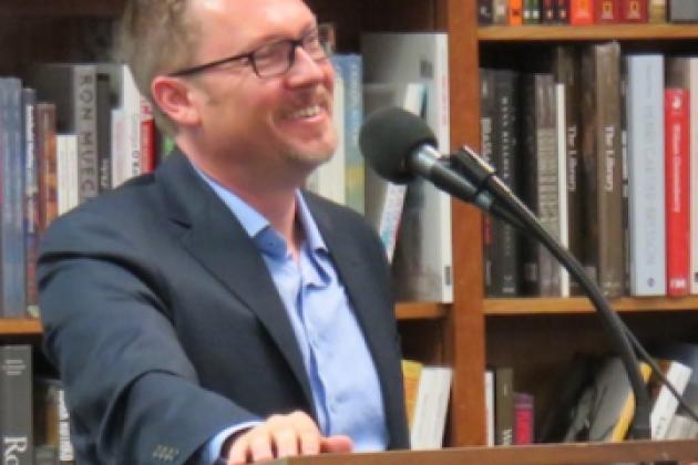 Charles King speaking at Politics &amp; Prose in Washington, DC, 2014 (Image courtesy of Taylordw via Wikimedia Commons)