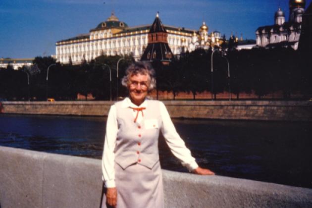 Dorothy Kilian in Moscow, 1986