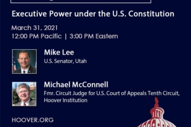 Image for Executive Power Under The U.S. Constitution