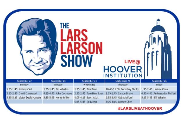 Image for Lars Larson Show Broadcasting Live from Hoover