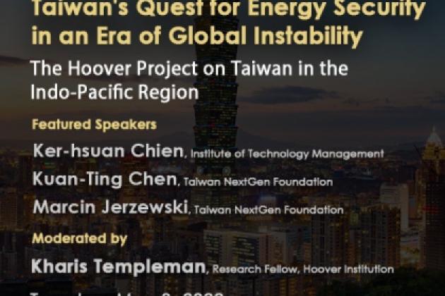 Image for Taiwan's Quest For Energy Security In An Era Of Global Instability