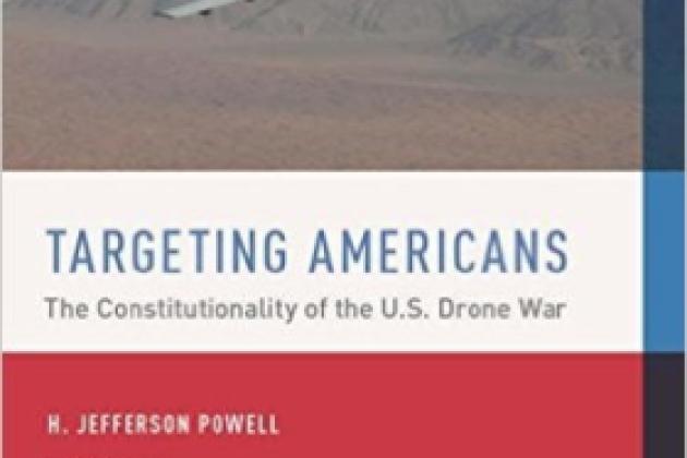 Image for Constitutionality Of The U.S. Drone War