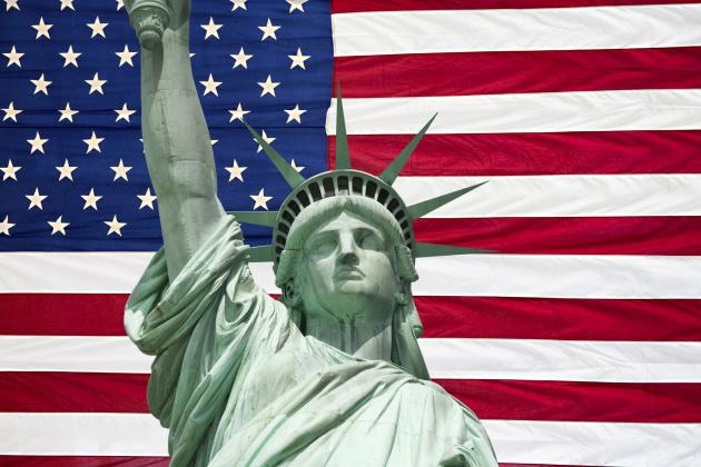QWEST Statue of Liberty and American Flag 2002 Phone Card 