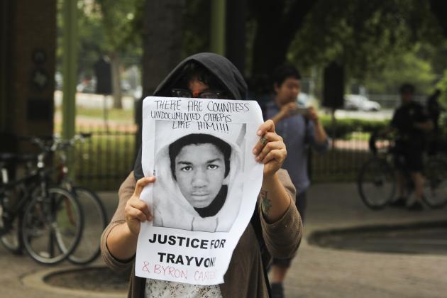 Trayvon Martin protest in Austin, Texas