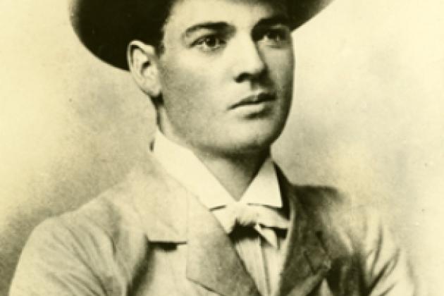 Herbert Hoover poses for his portrait at a studio in Perth, Western Australia