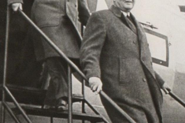 Herbert Hoover (right) and Hugh Gibson