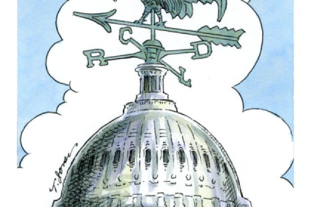 U.S. Capitol as weather vane