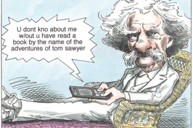 All Twitter, No Twain