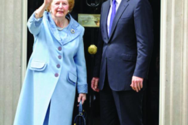 Margaret Thatcher and David Cameron