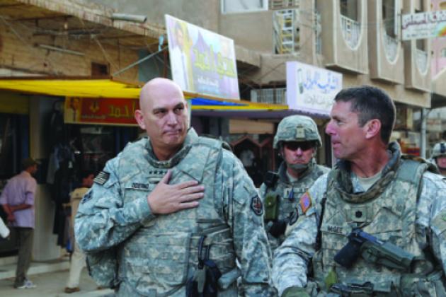 General Ray Odierno and Army officer Joseph McGee