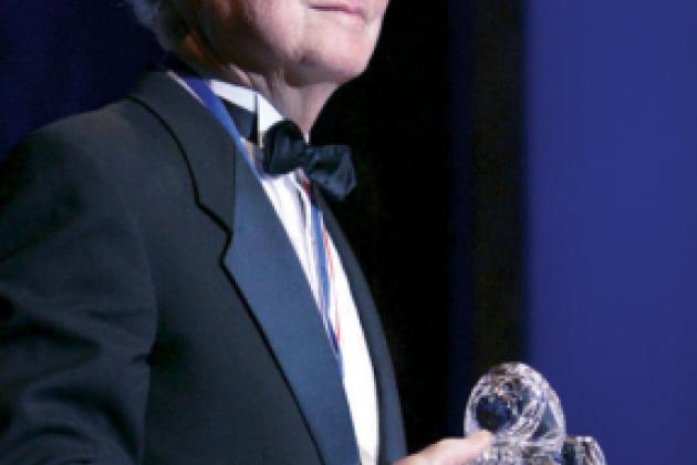 James Q. Wilson accepting the Bradley Prize in 2007