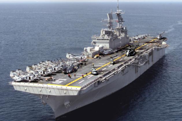 USS Bataan (LHD-5), a Wasp-class amphibious assault ship.