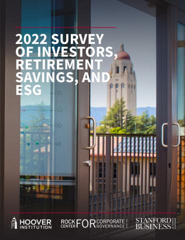 2022 Survey of Investors, Retirement Savings, and ESG
