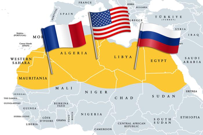 US France Russia in Sahel