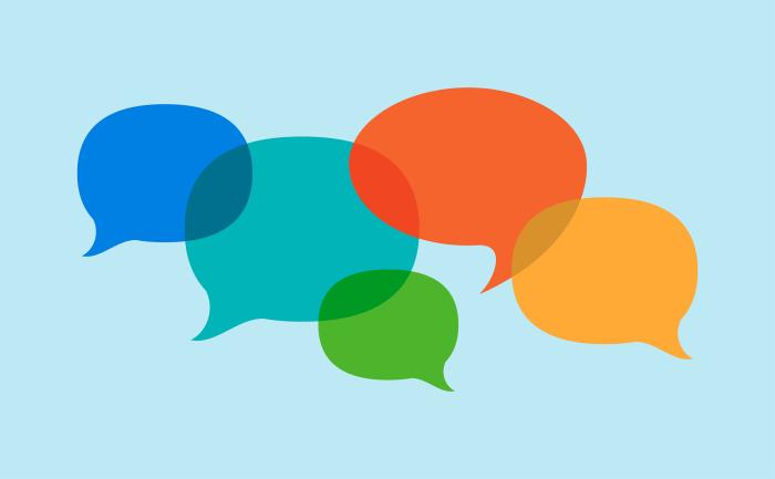 Speech Bubbles Concept stock illustration