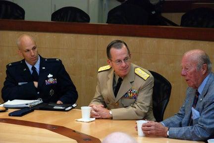 Image for Admiral Michael Mullen visits Hoover