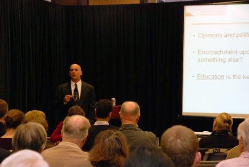 Image for Hoover national security fellows’ event featured Colonel David Ottignon, from the U.S. Marine Corps