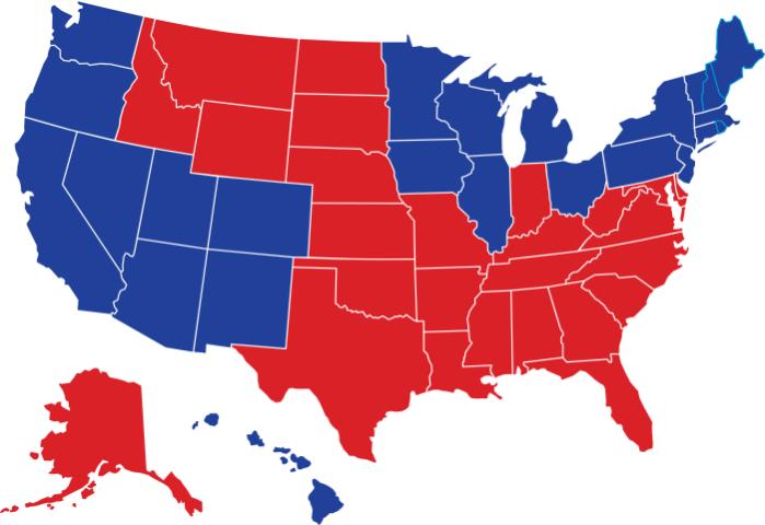 Red states and blue states - Wikipedia