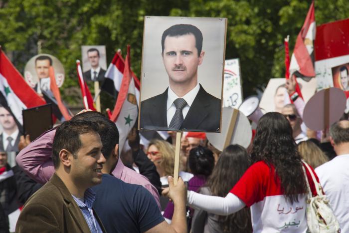 Protest against Bashar al-Assad