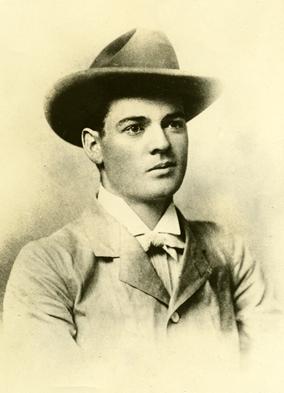 Herbert Hoover poses for his portrait at a studio in Perth, Western Australia