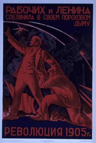 Lenin Leading a Revolutionary Worker