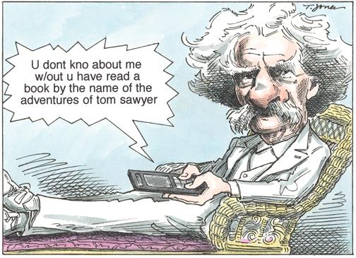 All Twitter, No Twain