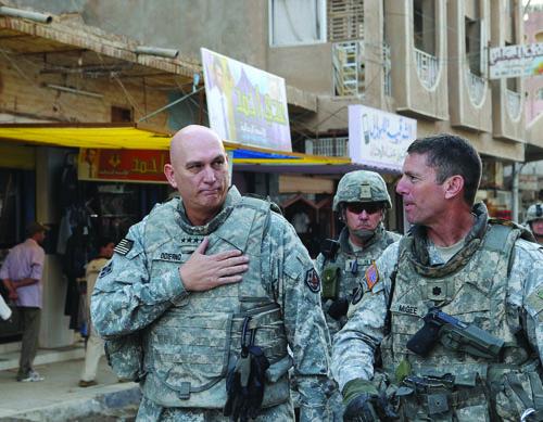 General Ray Odierno and Army officer Joseph McGee