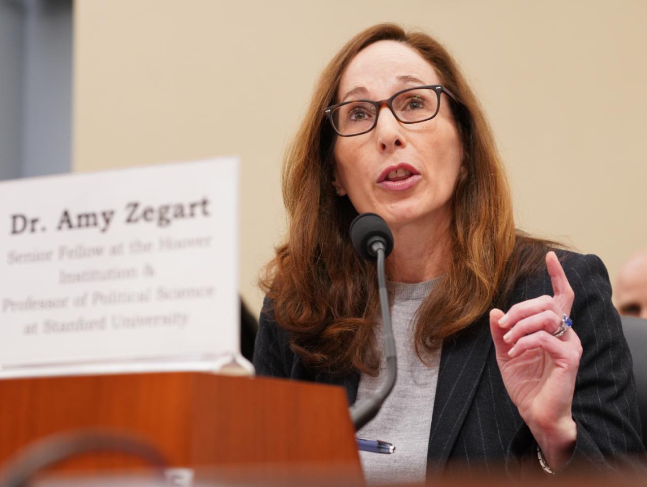 Amy Zegart: Intelligence Community Reform with Think Tank Leaders Open Hearing of the House Permanent Select Committee on Intelligence