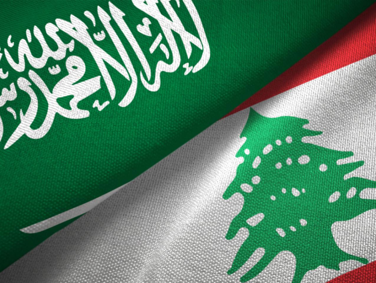 SaudiLebanon flags