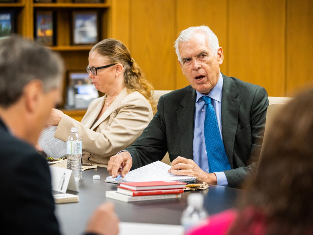 Philip K. Howard speaks at the Hoover Institution on May 16, 2024.