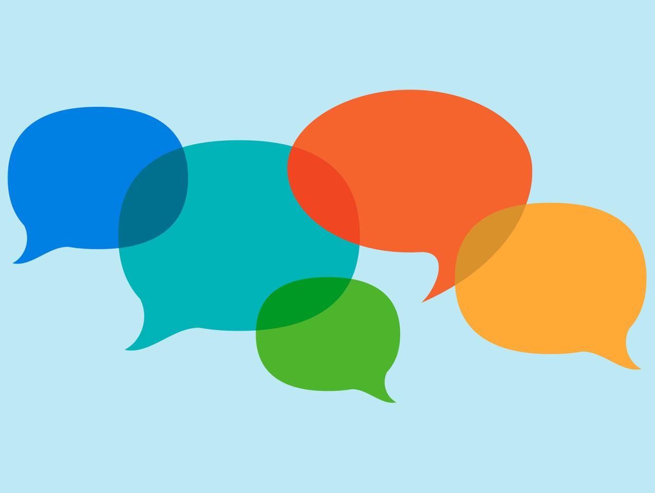 Speech Bubbles Concept stock illustration