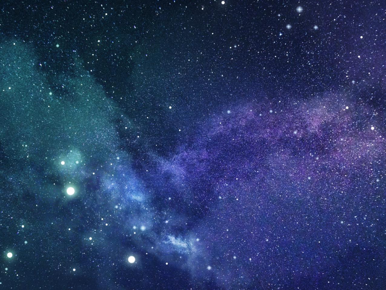 Space Stars, Nebula, Universe Background stock photo