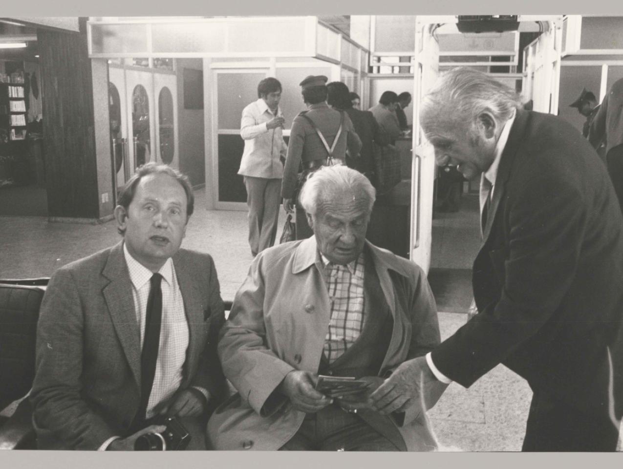 Gerd Heidemann, Karl Wolff, and Klaus Barbie