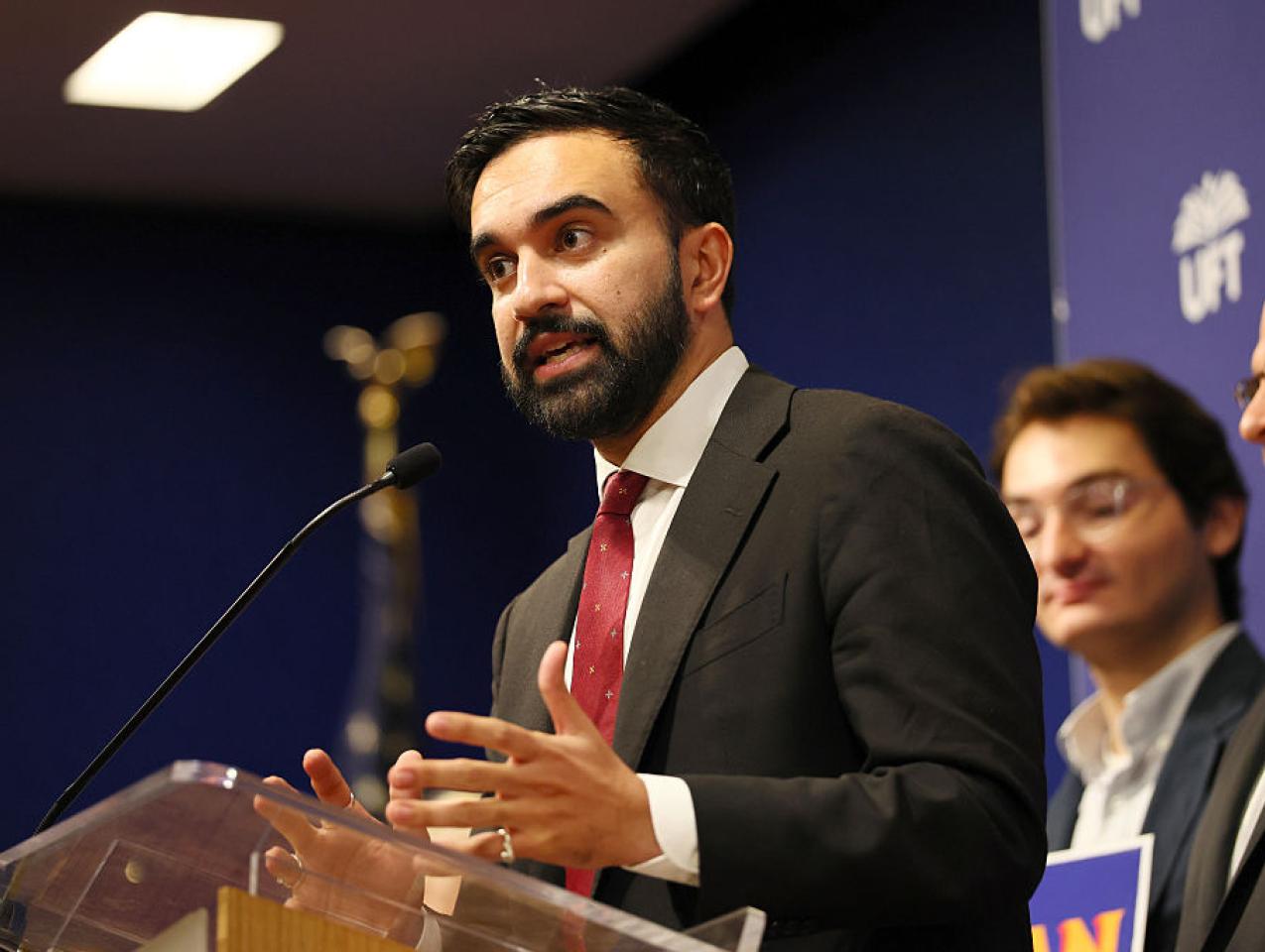 New York Mayoral Candidate Zohran Mamdani Celebrates Teachers Union Endorsement
