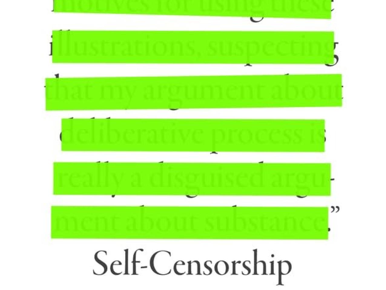 Self-Censorship