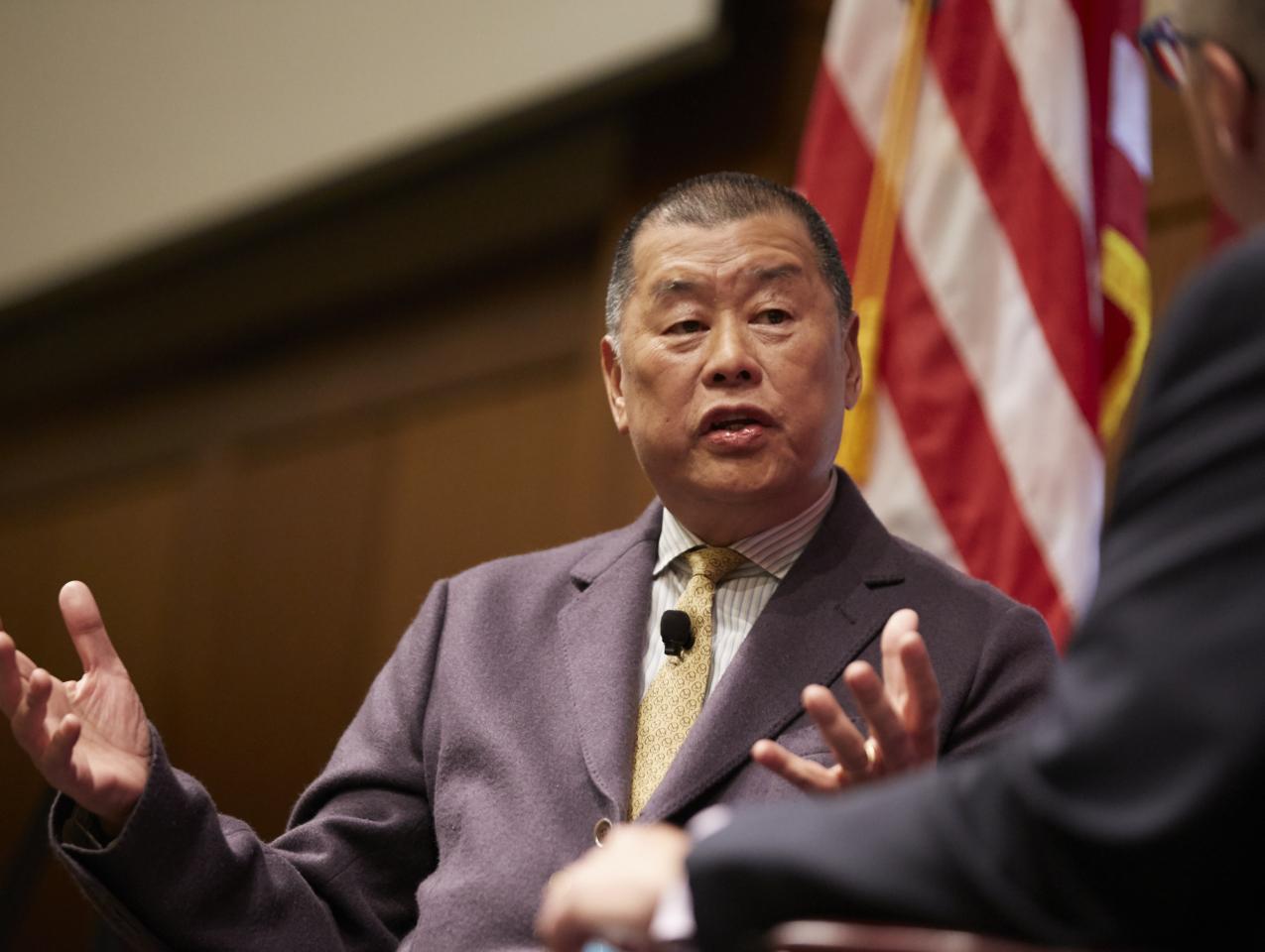 Jimmy Lai at Hoover, October 2019