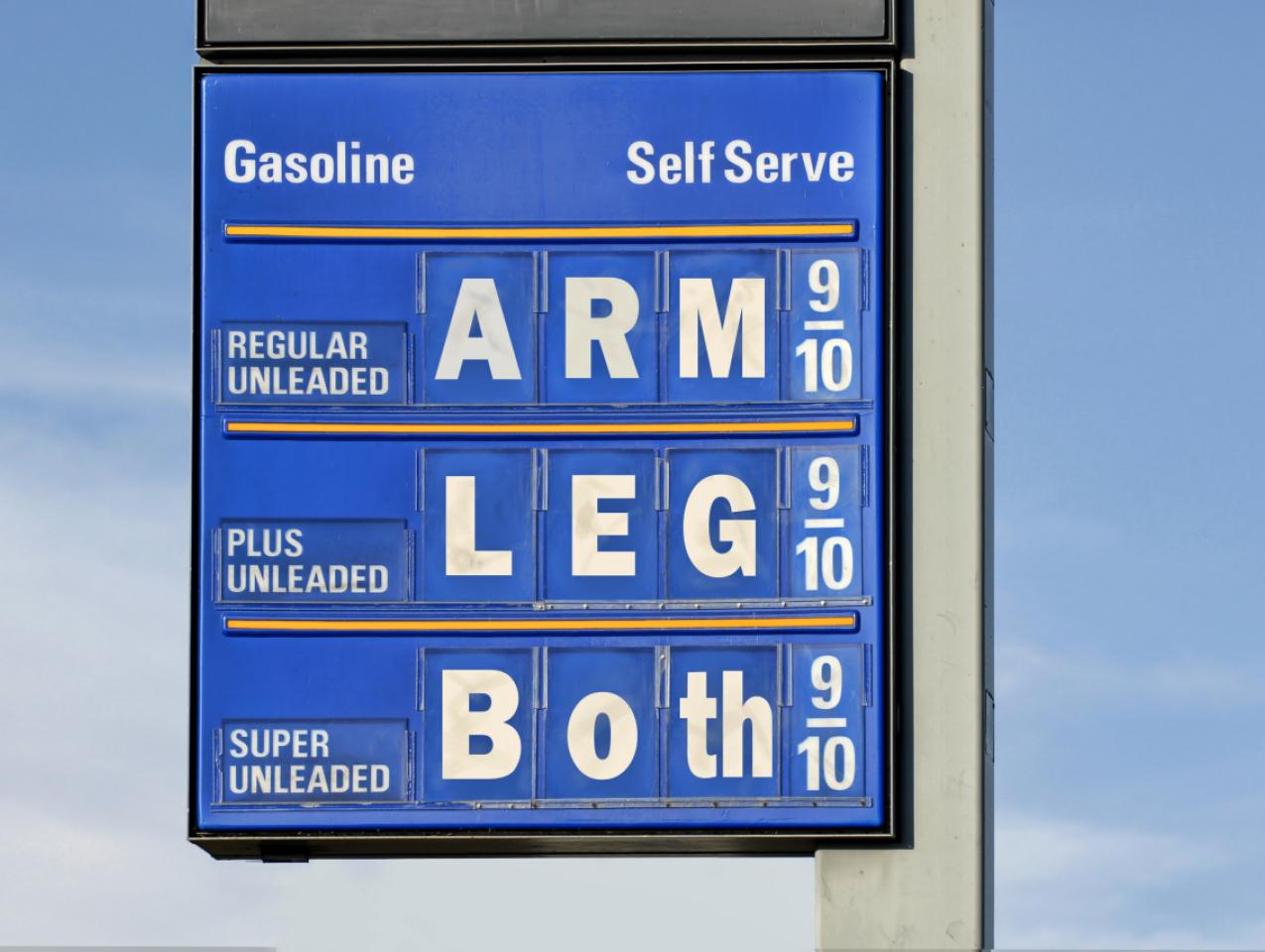 Gas rates on sale