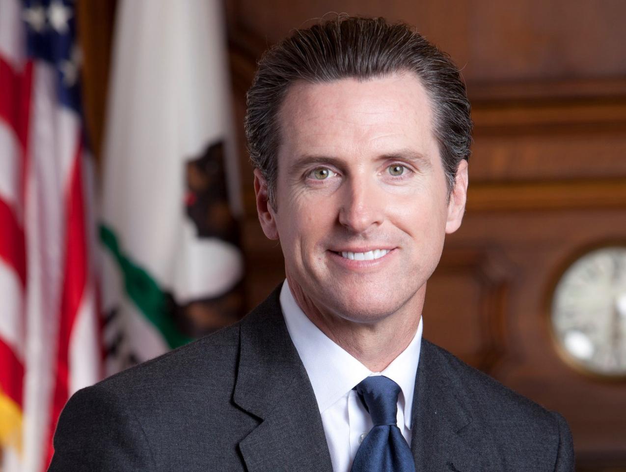 gavin newsom official photo image