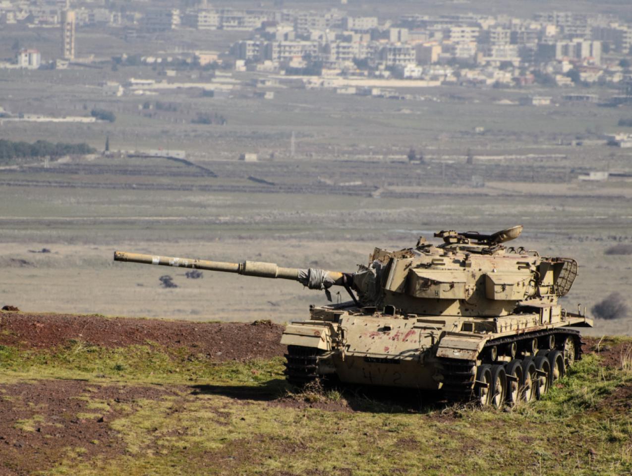 Tank Syria Israel image