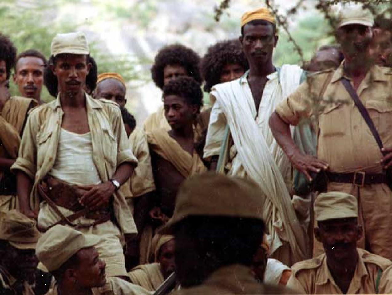 Eritrean Liberation Front members, 1968 (Jack Kramer Papers, Hoover Archives)