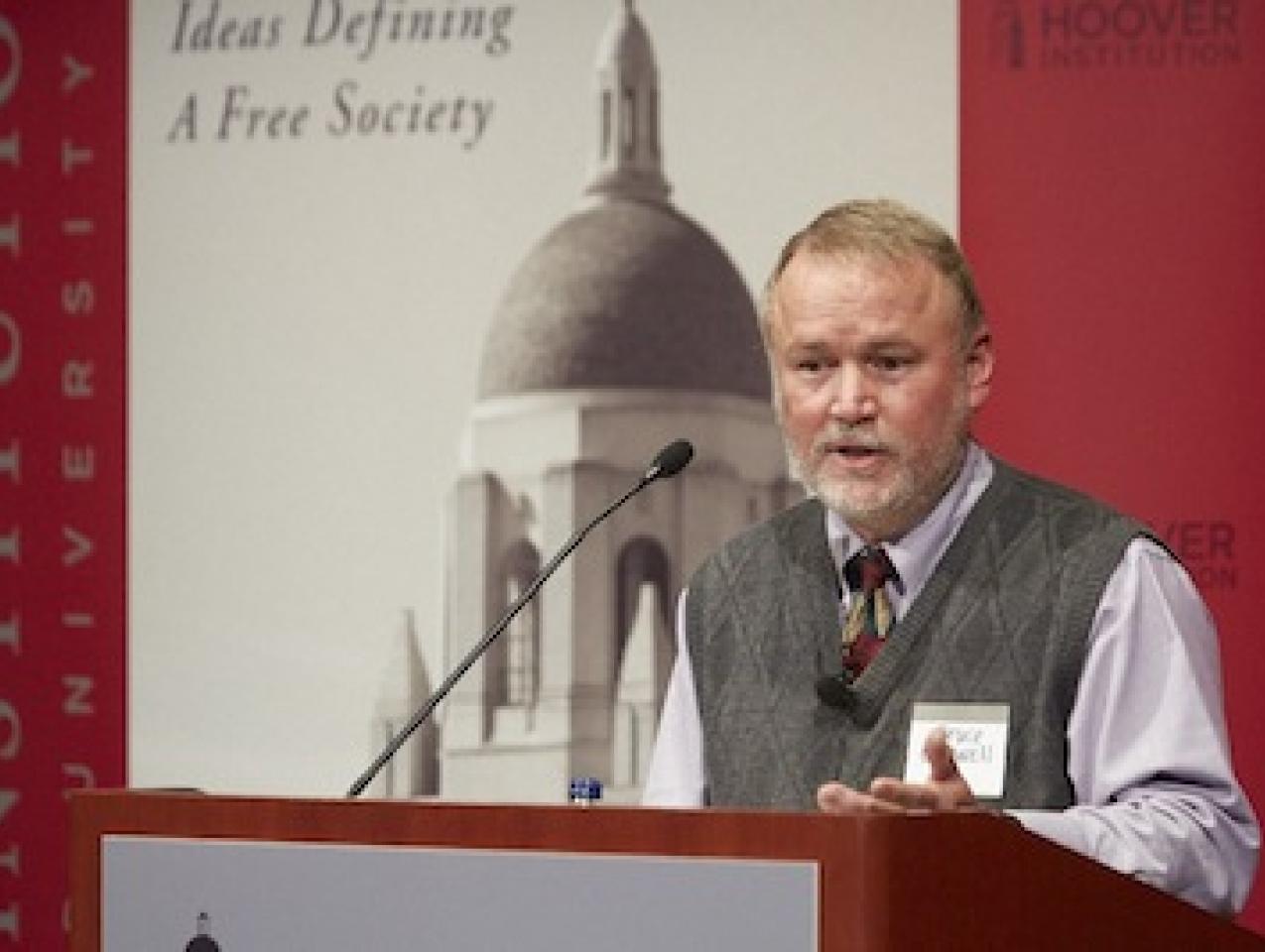 Bruce Caldwell delivered the keynote at the second annual Hoover Institution Library &amp; Archives Workshop on Political Economy