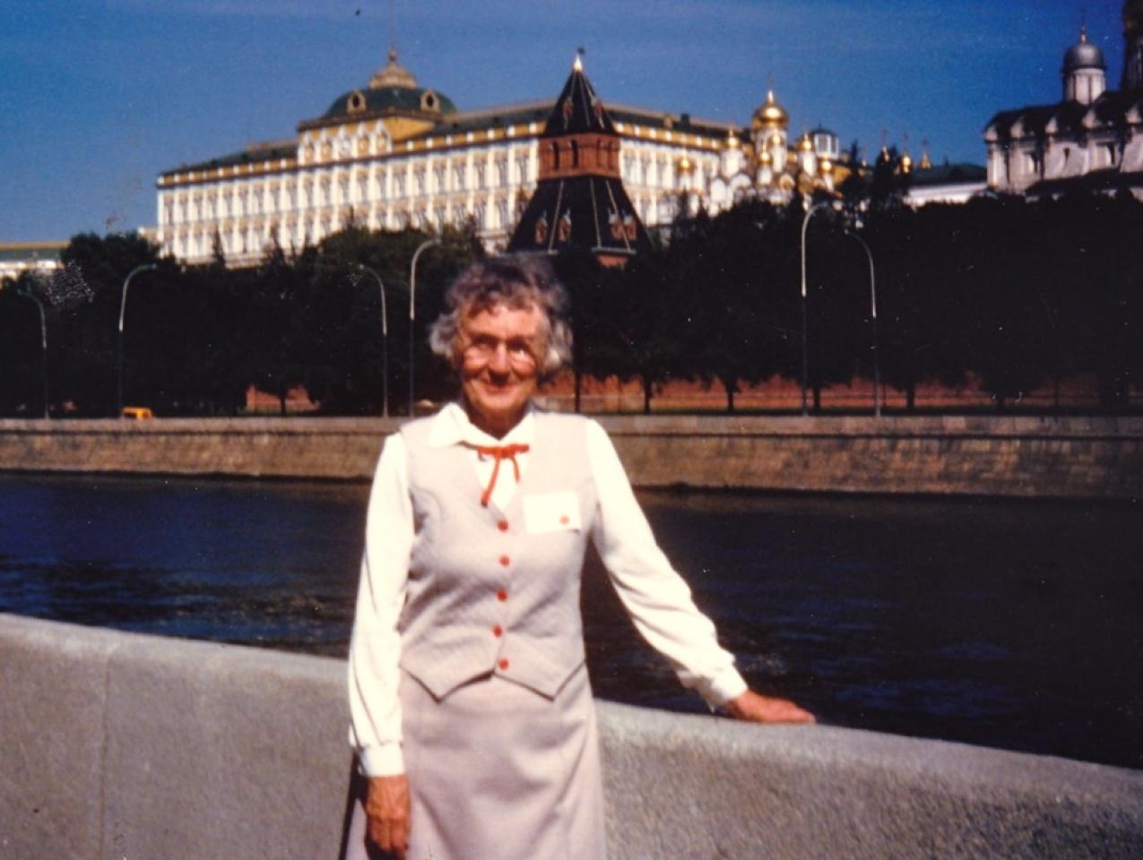 Dorothy Kilian in Moscow, 1986