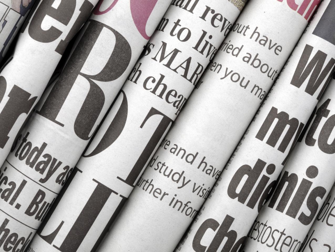 newspaper headlines bigstock  image