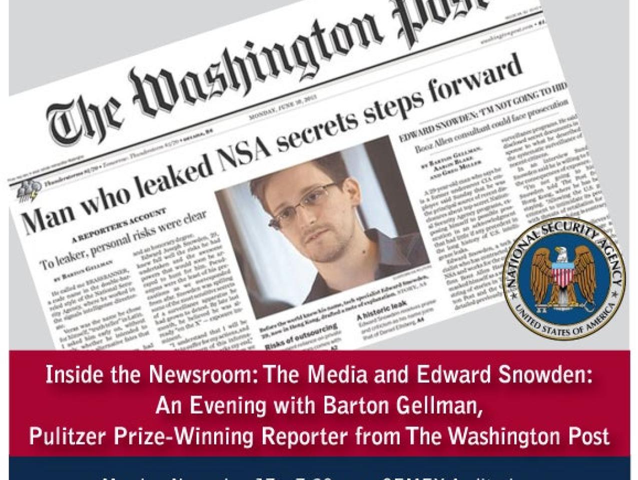 Image for Inside the Newsroom: The Media and Edward Snowden