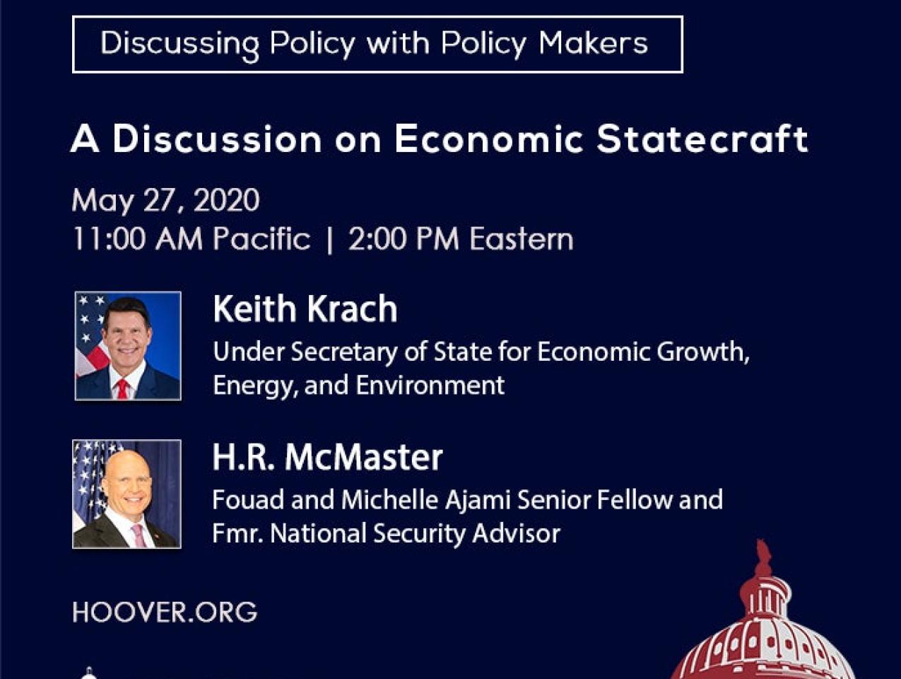 Image for A Discussion On Economic Statecraft With Keith Krach And H.R. McMaster