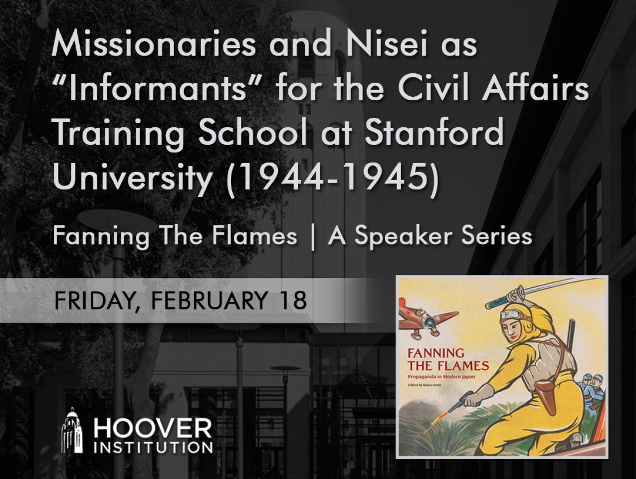 Image for Missionaries and Nisei as “Informants” for the Civil Affairs Training School at Stanford University (1944-1945)