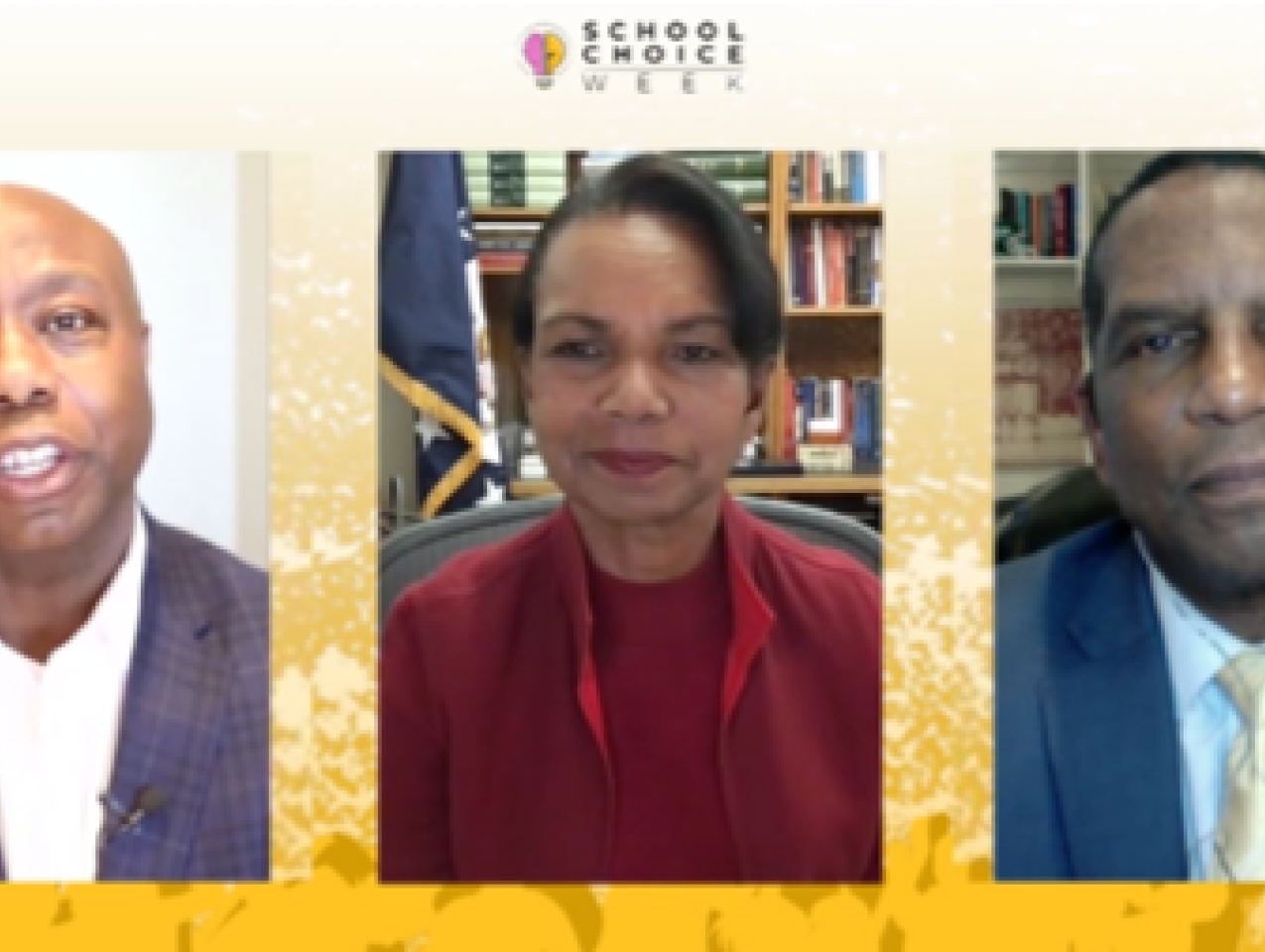 Image for School Choice Week | A Policy Panel with Senator Tim Scott, Secretary Condoleezza Rice, and Rep. Burgess Owens